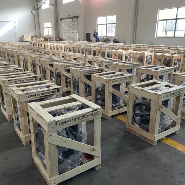 Outlet air compressor packaging